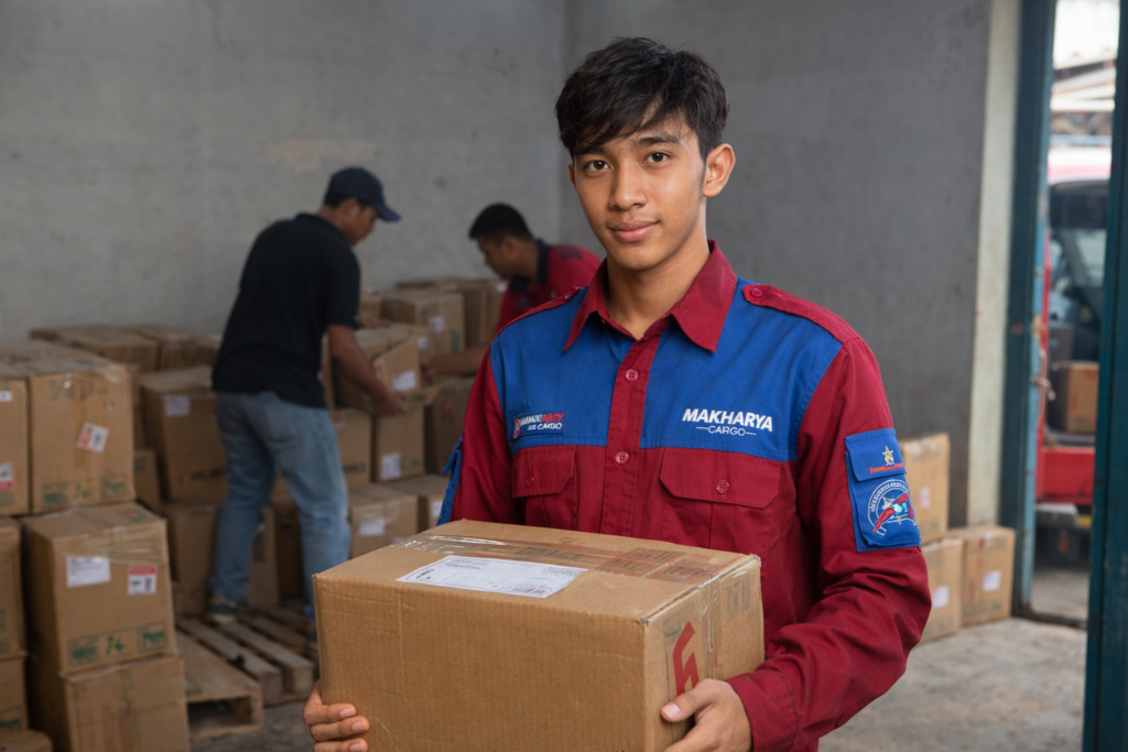 jasa pengiriman barang dari ekspedisi sidoarjo berau bersama makharya cargo