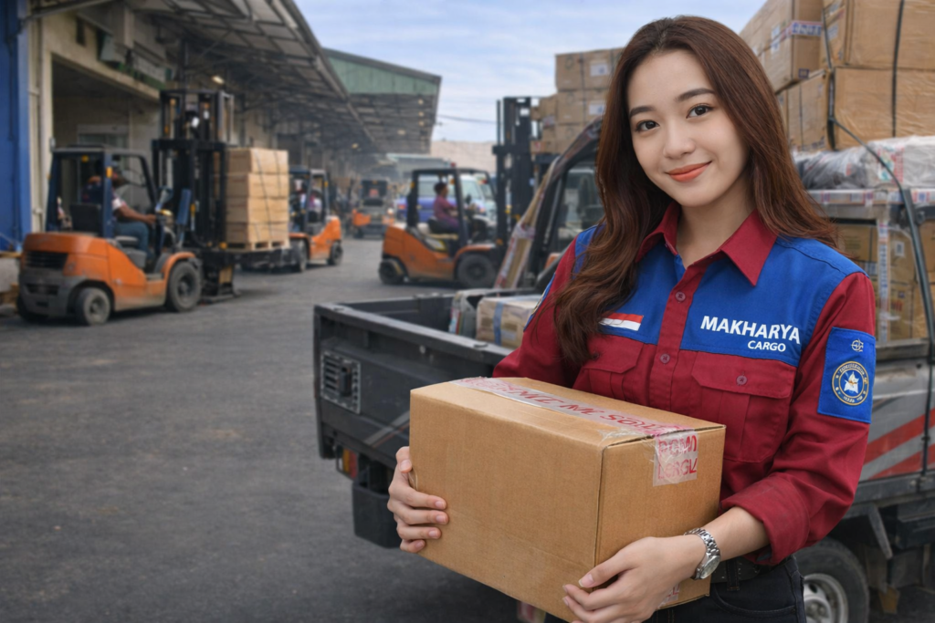 pengiriman barang dari ekspedisi sidoarjo pulau sebatik bersama makharya cargo