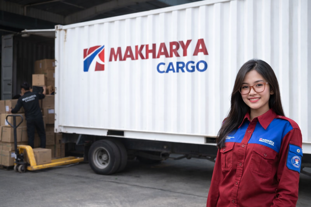 proses pemberangkatan barang dari ekspedisi sidoarjo muara wahau via kapal