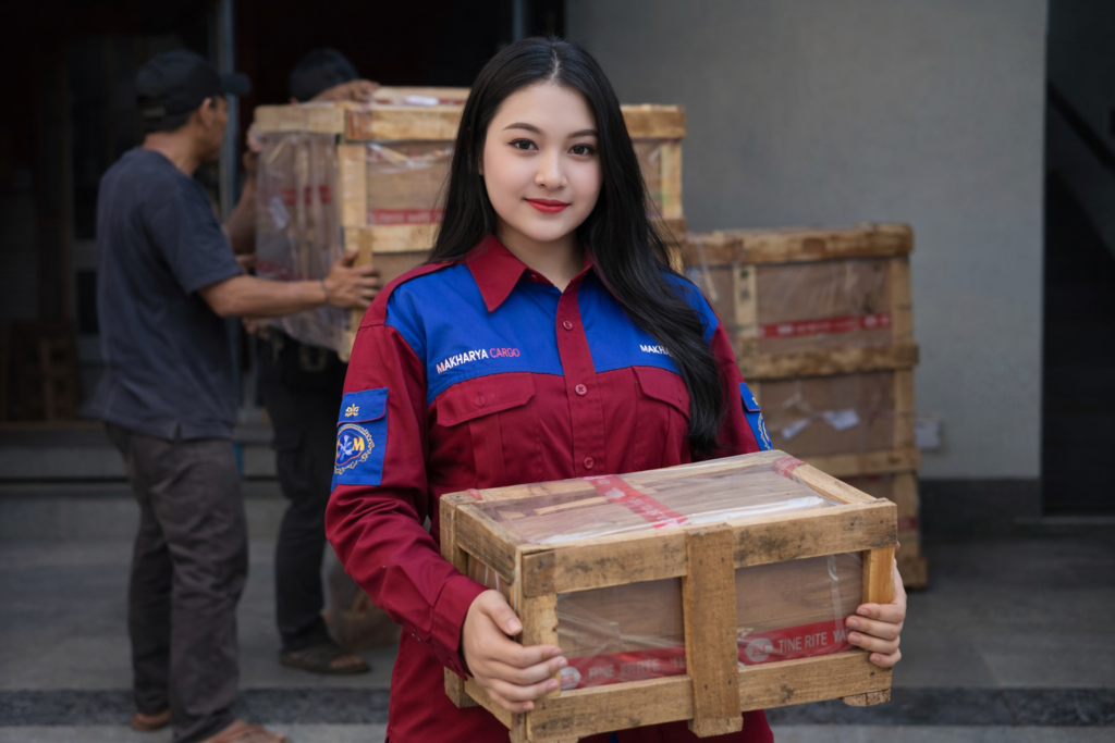 pengiriman barang dari ekspedisi sidoarjo mempawah bersama makharya cargo