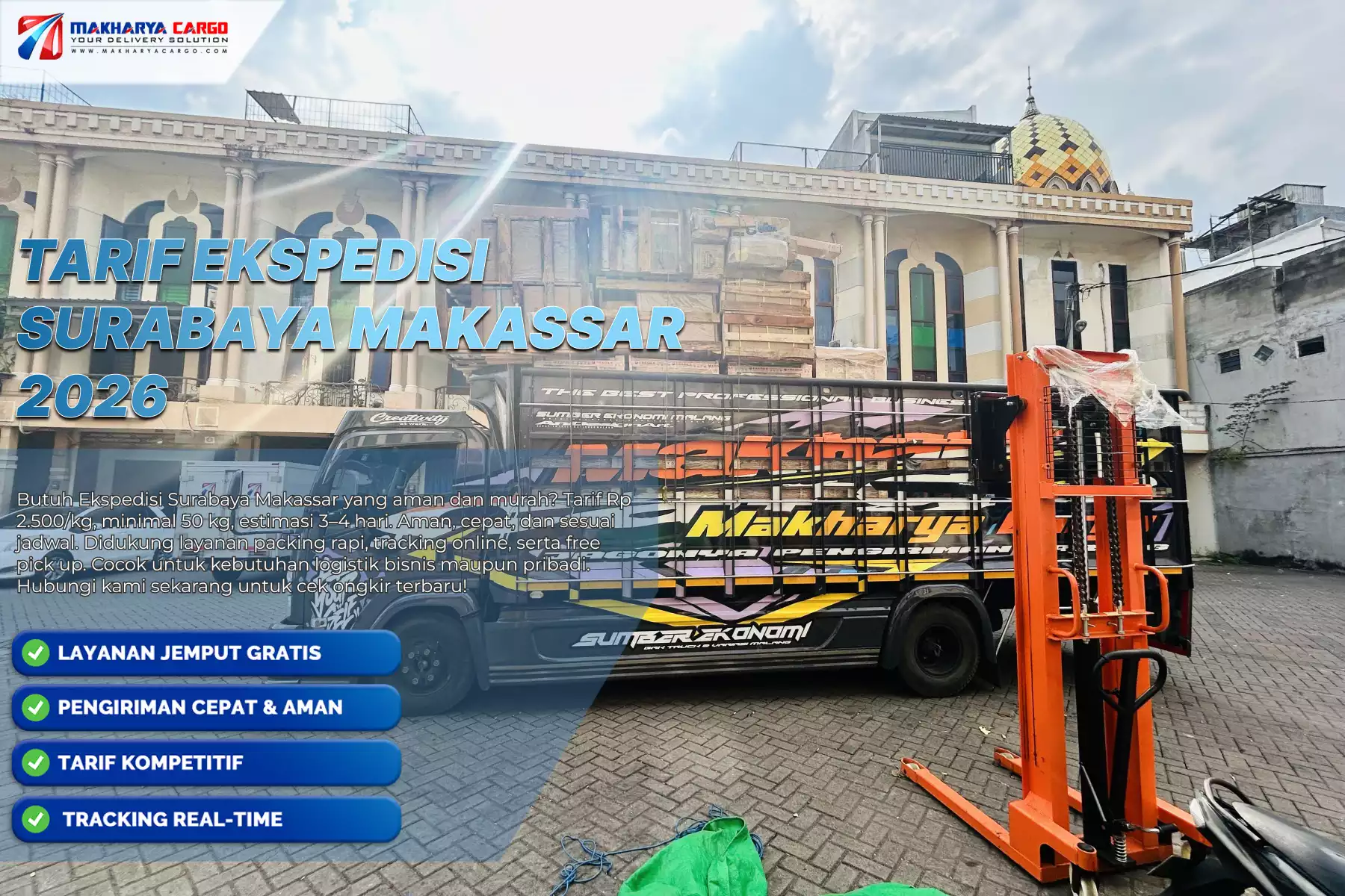 Tarif Ekspedisi Surabaya Makassar Mulai Rp2.500/Kg 5 Tarif Ekspedisi Surabaya Makassar