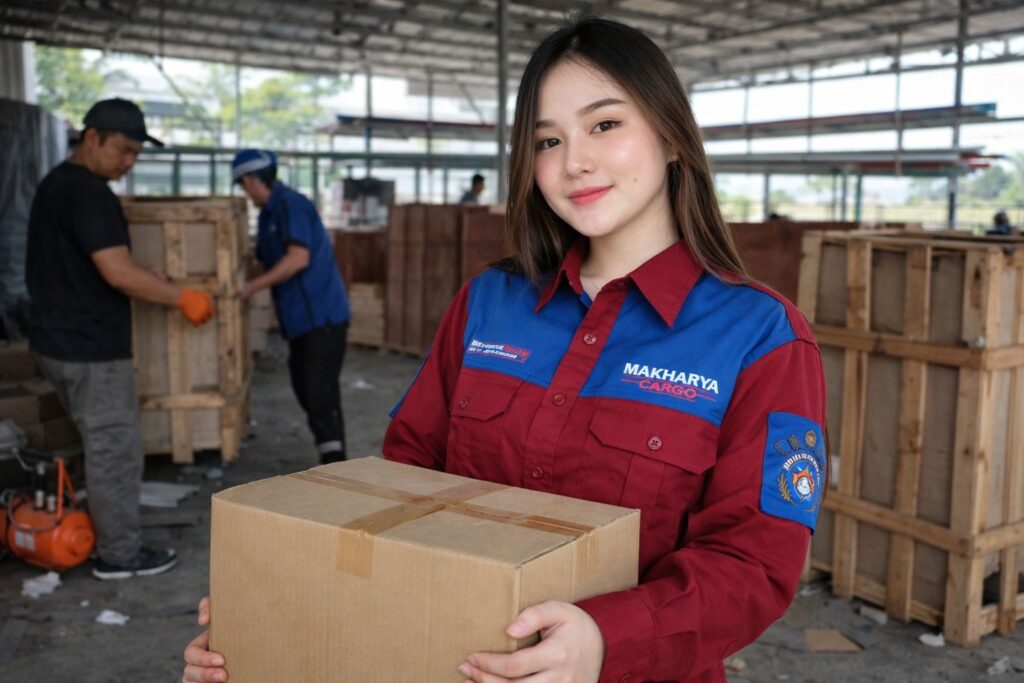 pengiriman ekspedisi sidoarjo kaliorang bersama makharya cargo