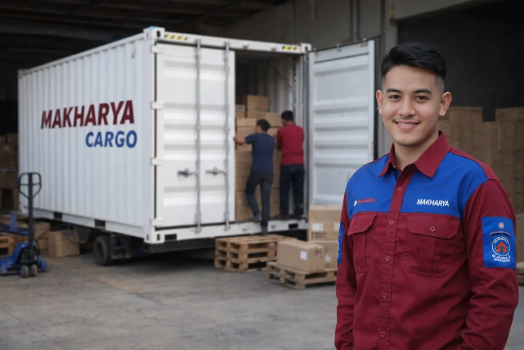 pengiriman Ekspedisi Sidoarjo Maros bersama makharya cargo
