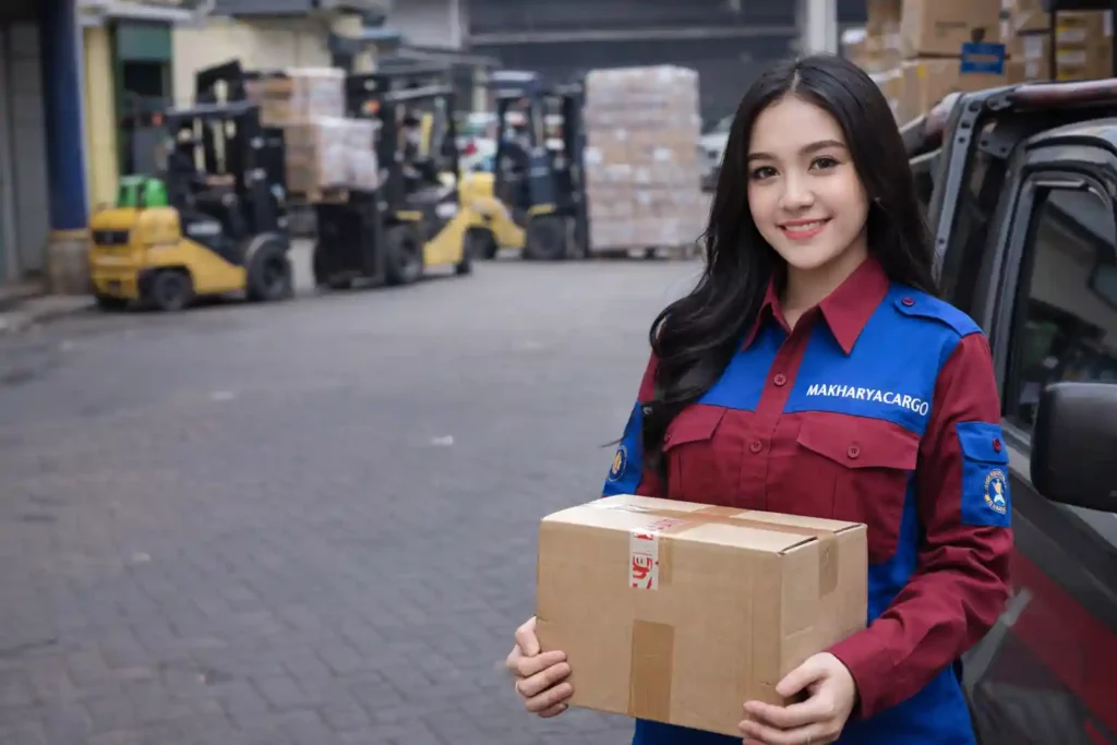 Pengiriman proyek antar pulau Surabaya ke Makassar melalui kapal laut