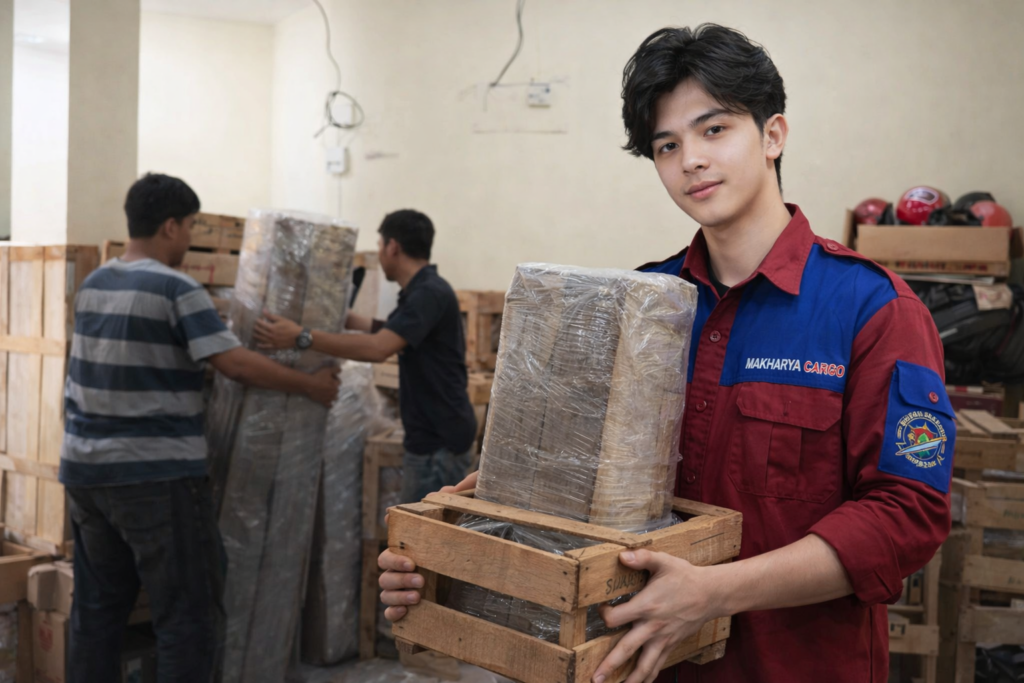 pengiriman barang dari ekspedisi malang sigi via kapal