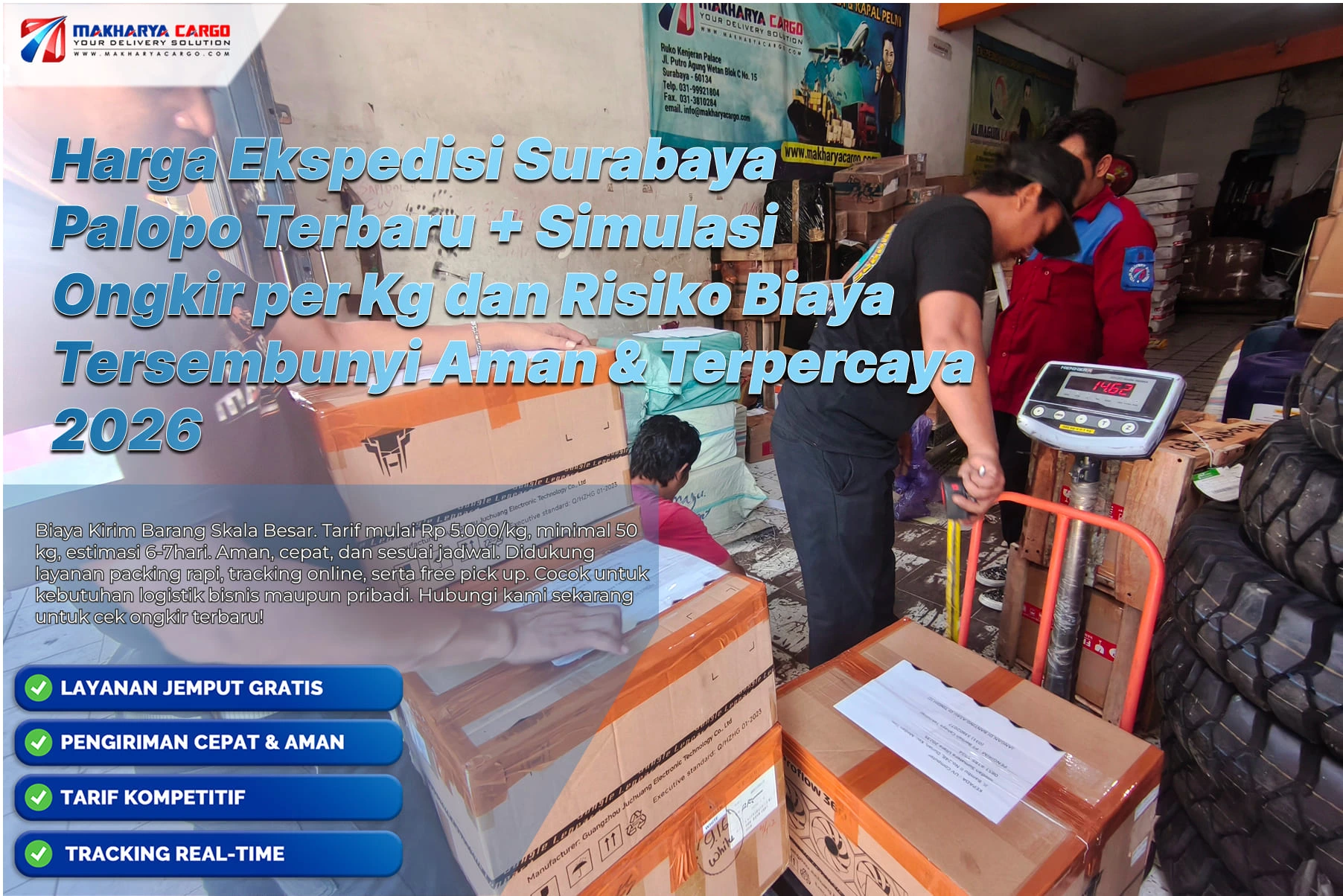 harga ekspedisi Surabaya Palopo terbaru jalur cargo laut