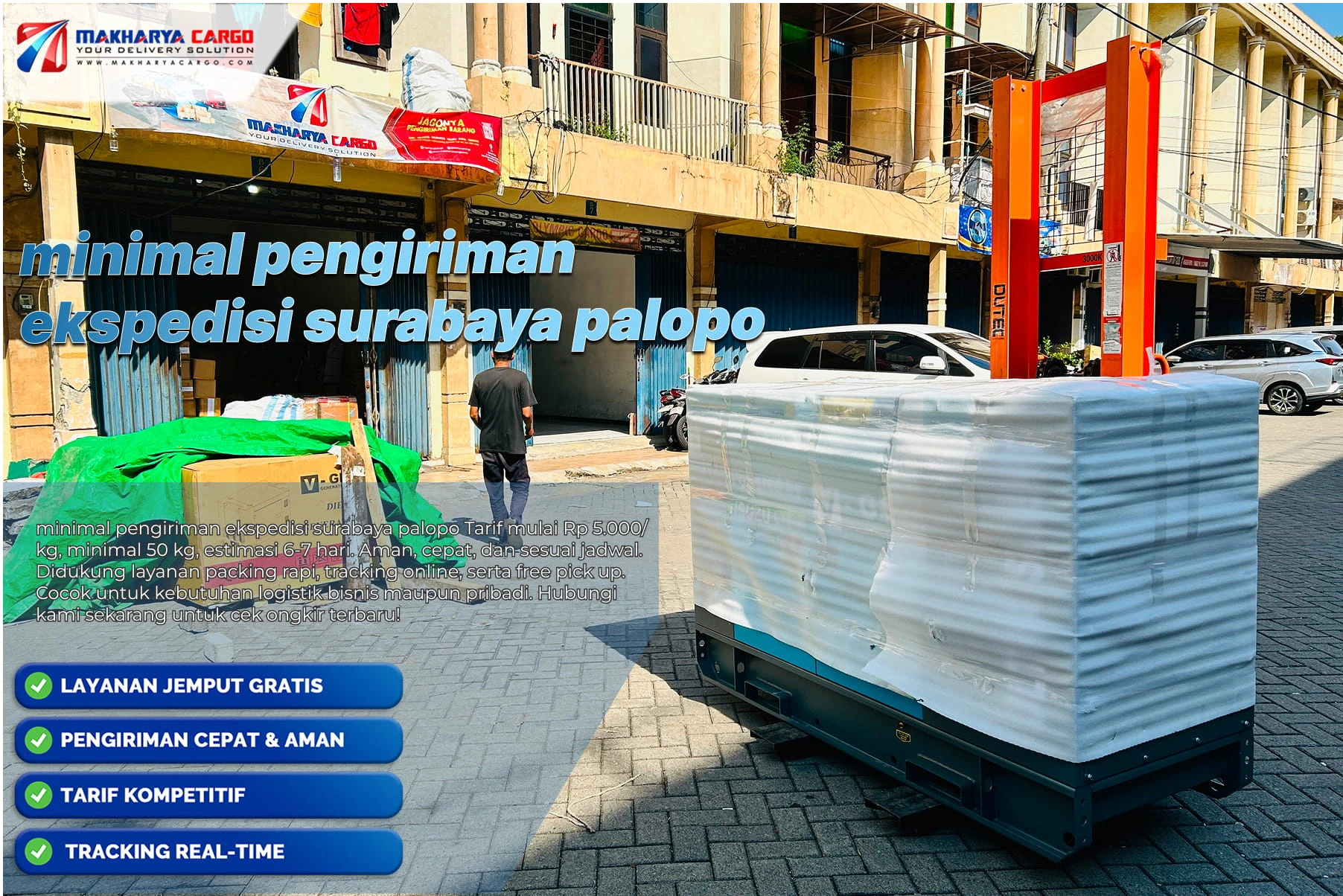 minimal pengiriman ekspedisi surabaya palopo