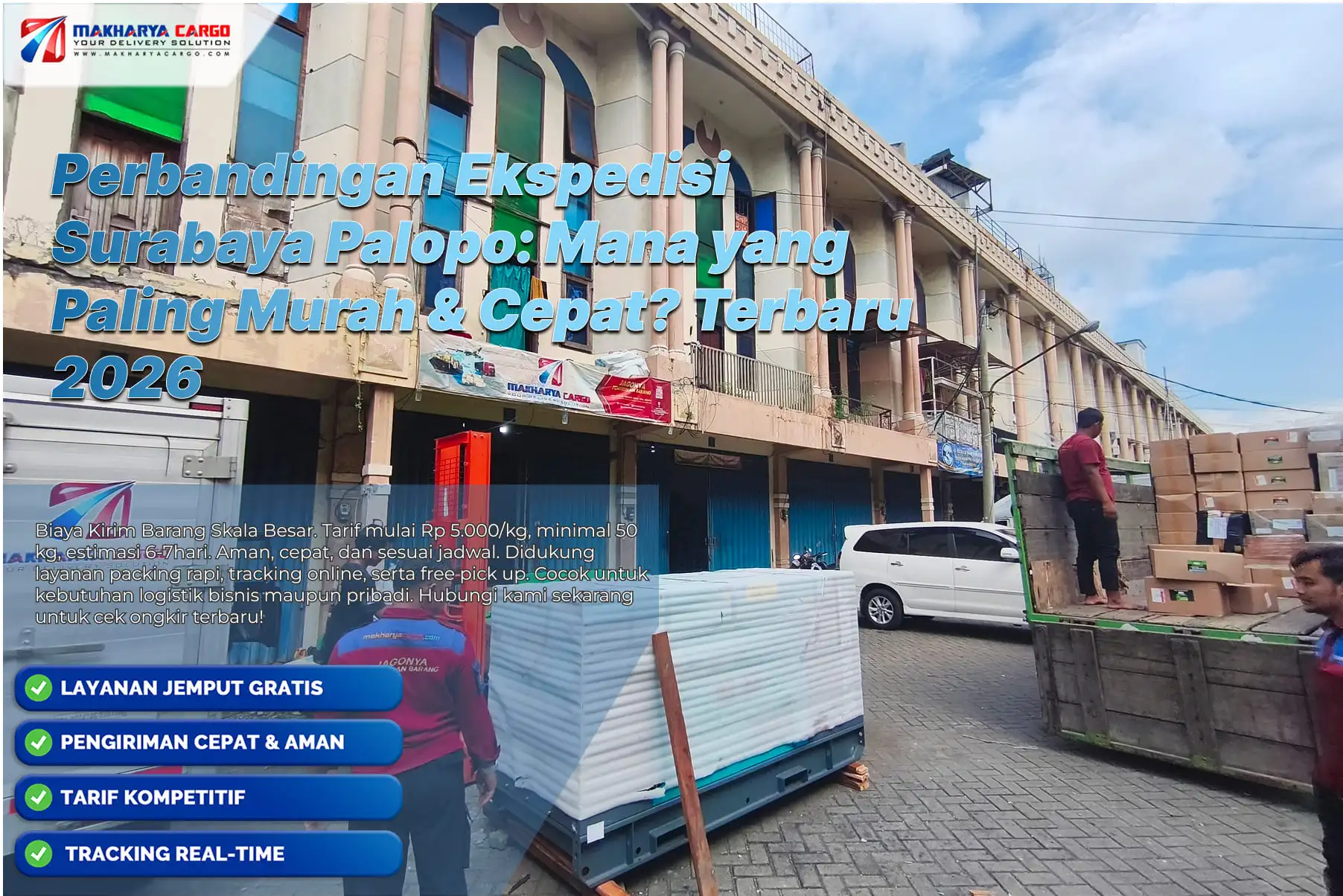 perbandingan ekspedisi Surabaya Palopo murah dan cepat