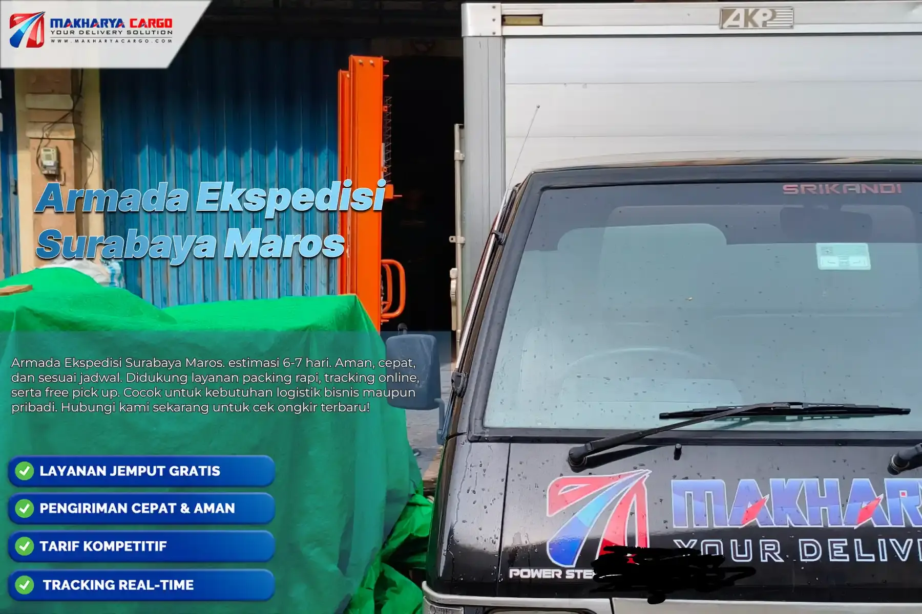 Armada Ekspedisi Surabaya Maros. Tarif 5.000/Kg saja