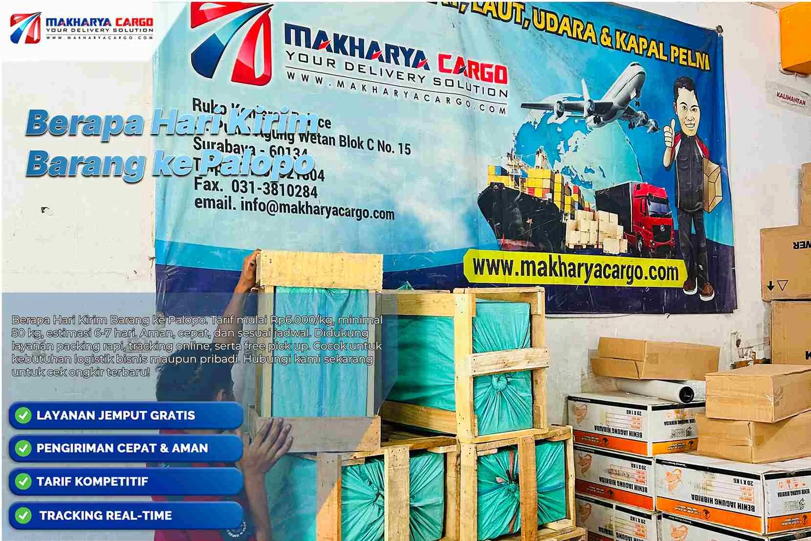 Berapa Hari Kirim Barang ke Palopo