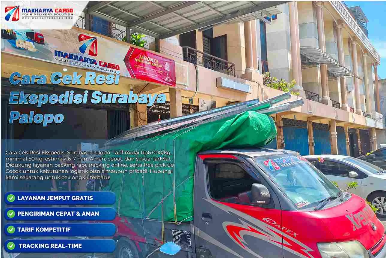 Cara Cek Resi Ekspedisi Surabaya Palopo