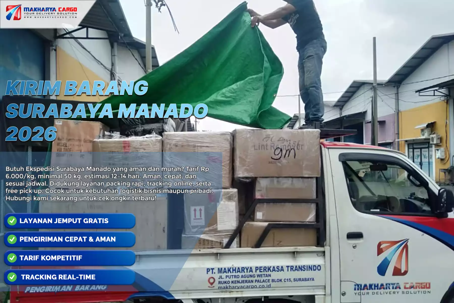 kirim barang surabaya manado untuk pengiriman cargo laut