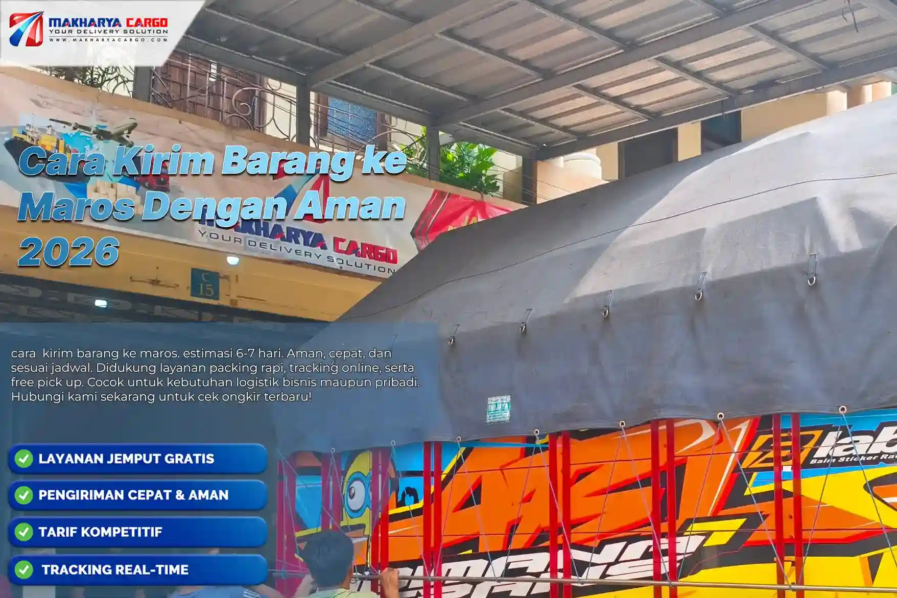 Cara Kirim Barang ke Maros Dengan Mudah & 100% Murah 5 Cara Kirim Barang ke Maros. Tarif mulai 5.000/Kg