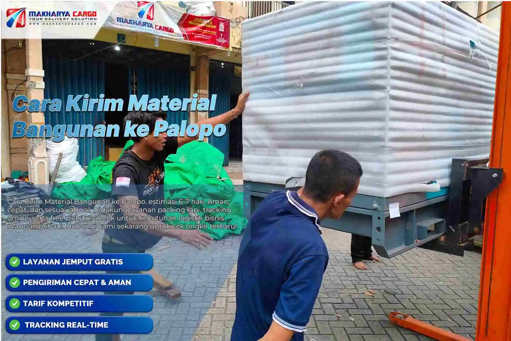 Cara Kirim Material Bangunan ke Palopo