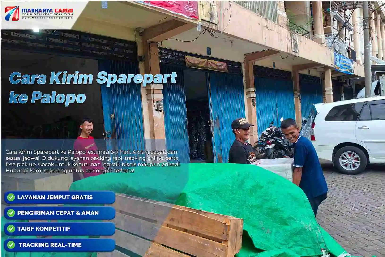 Cara Kirim Sparepart ke Palopo