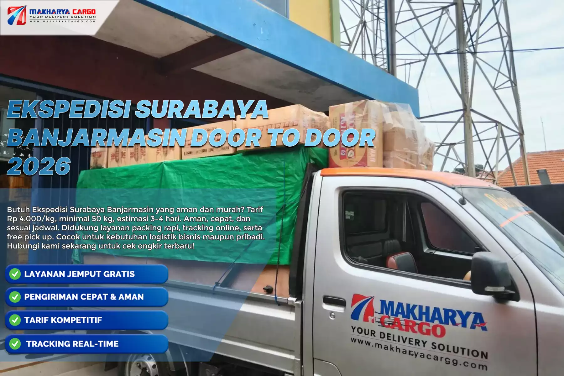 ekspedisi surabaya banjarmasin door to door untuk pengiriman praktis
