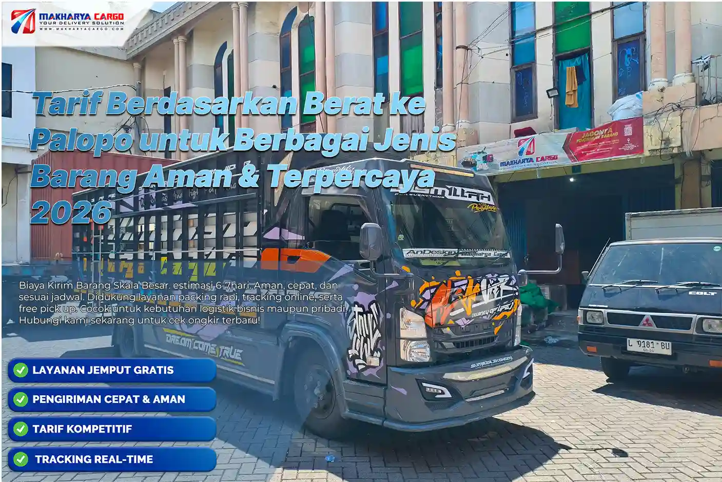 Tarif Berdasarkan Berat ke Palopo untuk Berbagai Jenis Barang Aman & Terpercaya 