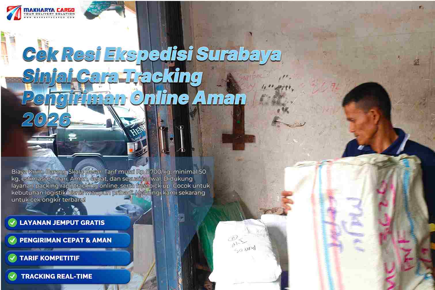 cek resi ekspedisi Surabaya Sinjai untuk tracking pengiriman barang