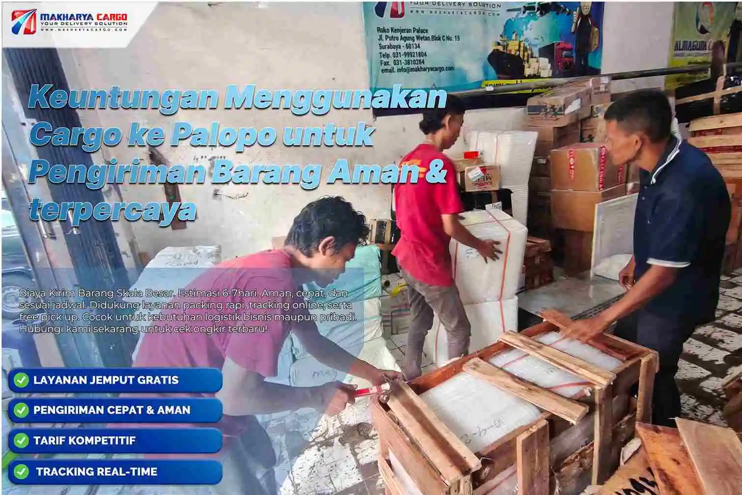 Keuntungan Menggunakan Cargo ke Palopo
