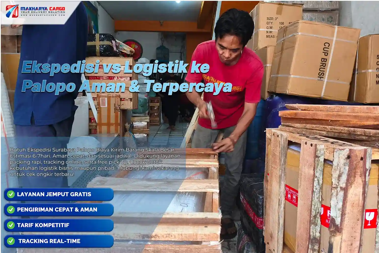 Ekspedisi vs Logistik ke Palopo Aman & Terpercaya 6 Ekspedisi vs Logistik ke Palopo