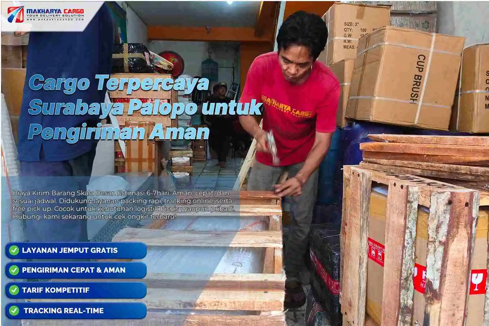 Cargo Terpercaya Surabaya Palopo