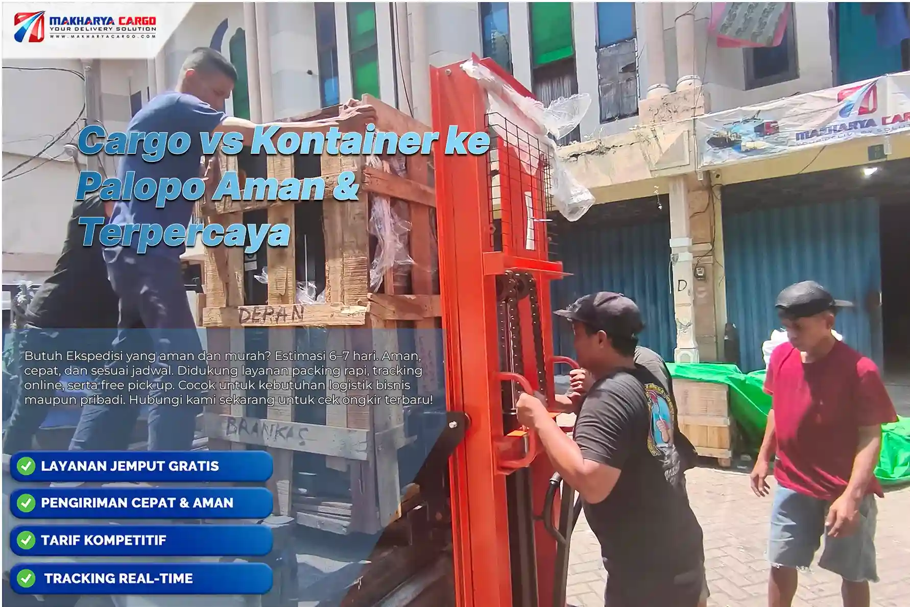 Cargo vs Kontainer ke Palopo