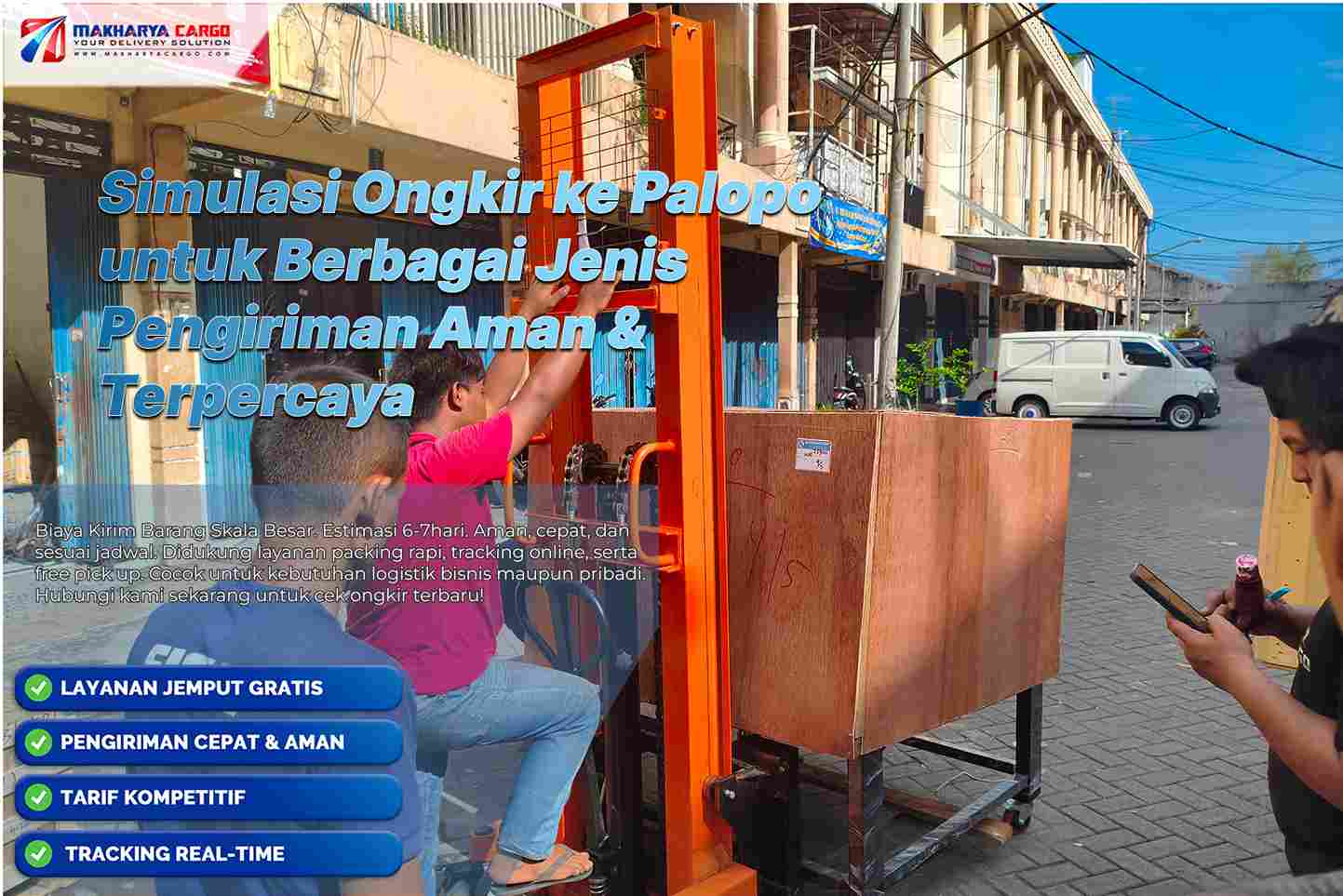 Simulasi Ongkir ke Palopo