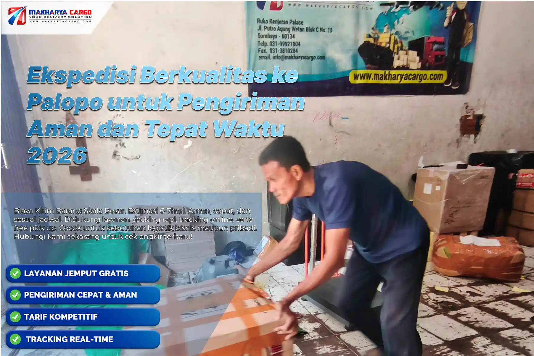 Ekspedisi Berkualitas ke Palopo untuk Pengiriman Aman dan Tepat Waktu