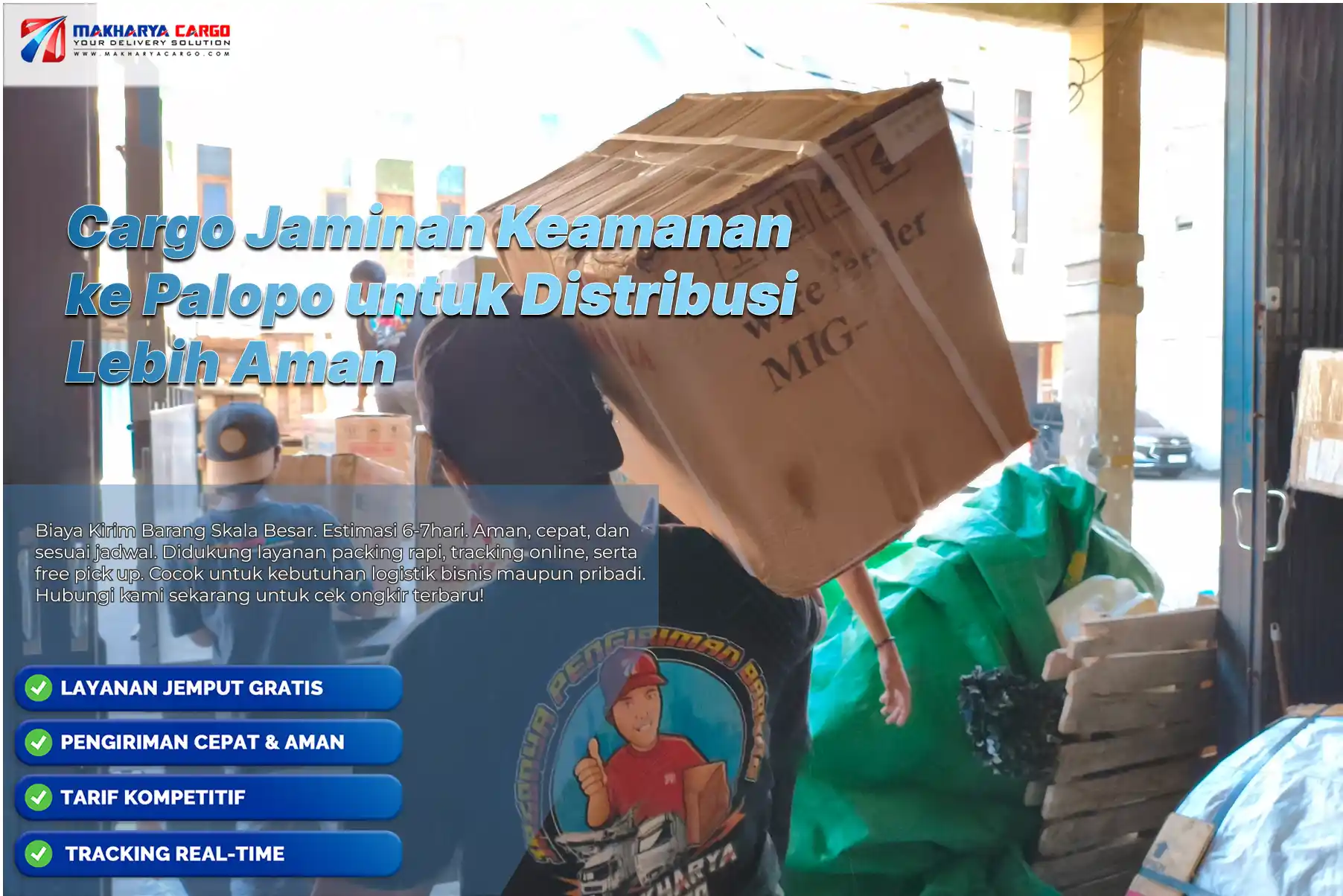Cargo Jaminan Keamanan ke Palopo