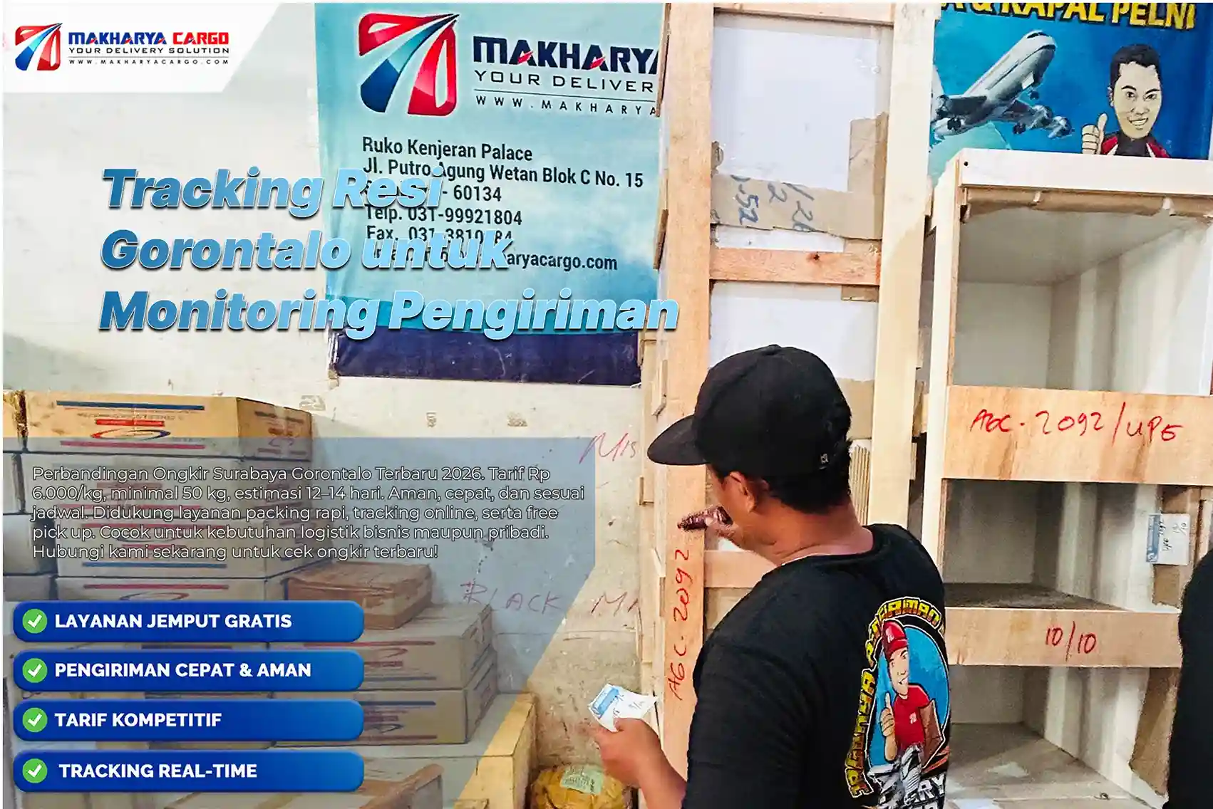 Tracking Resi Gorontalo realtime