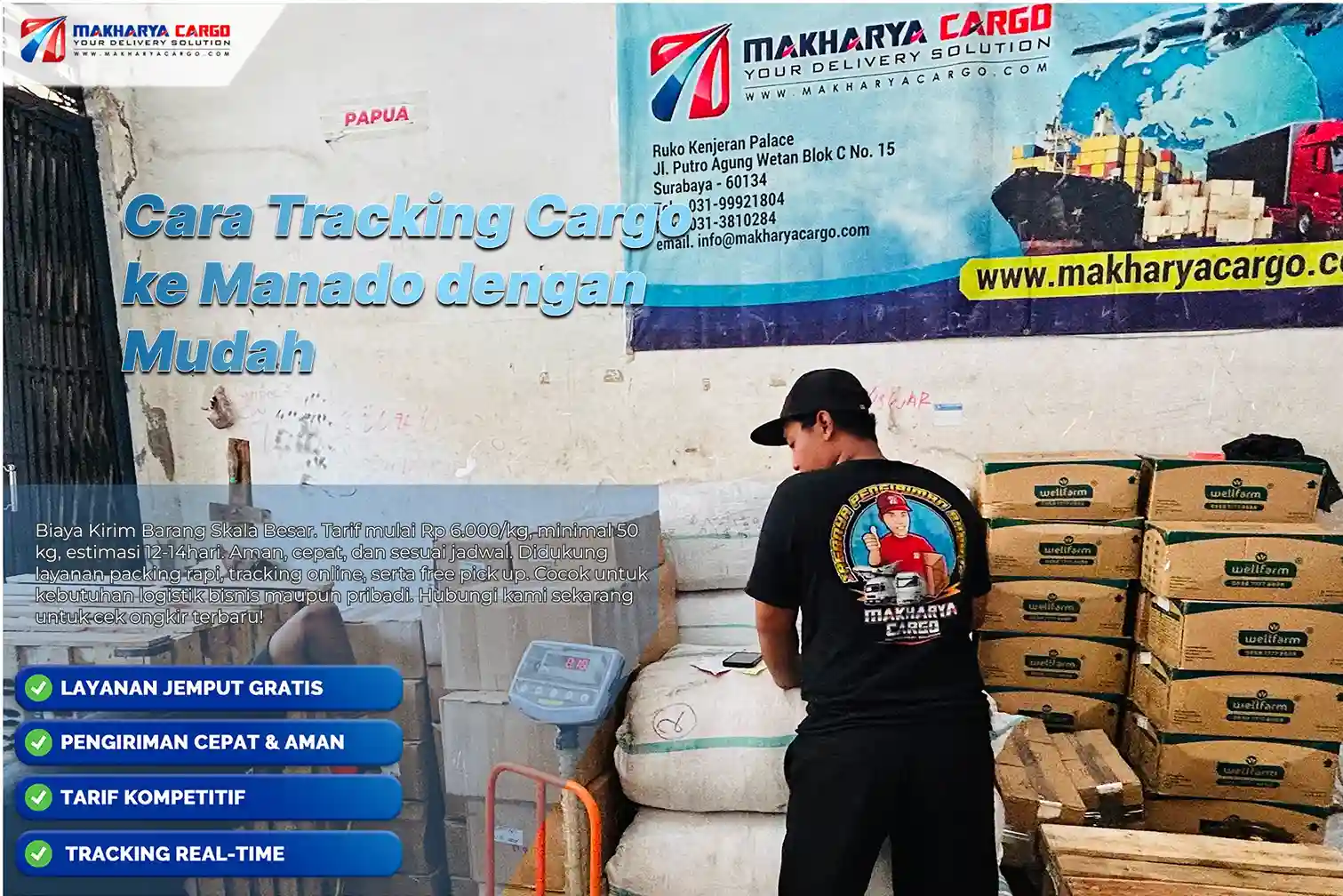 Cara Tracking Cargo ke Manado Secara Online dan Mudah