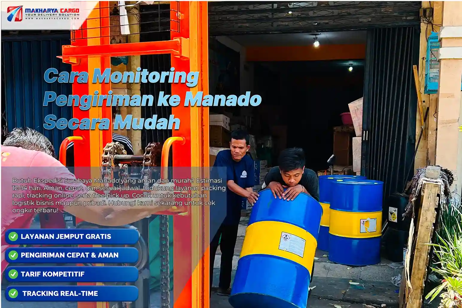 Cara Monitoring Pengiriman ke Manado online