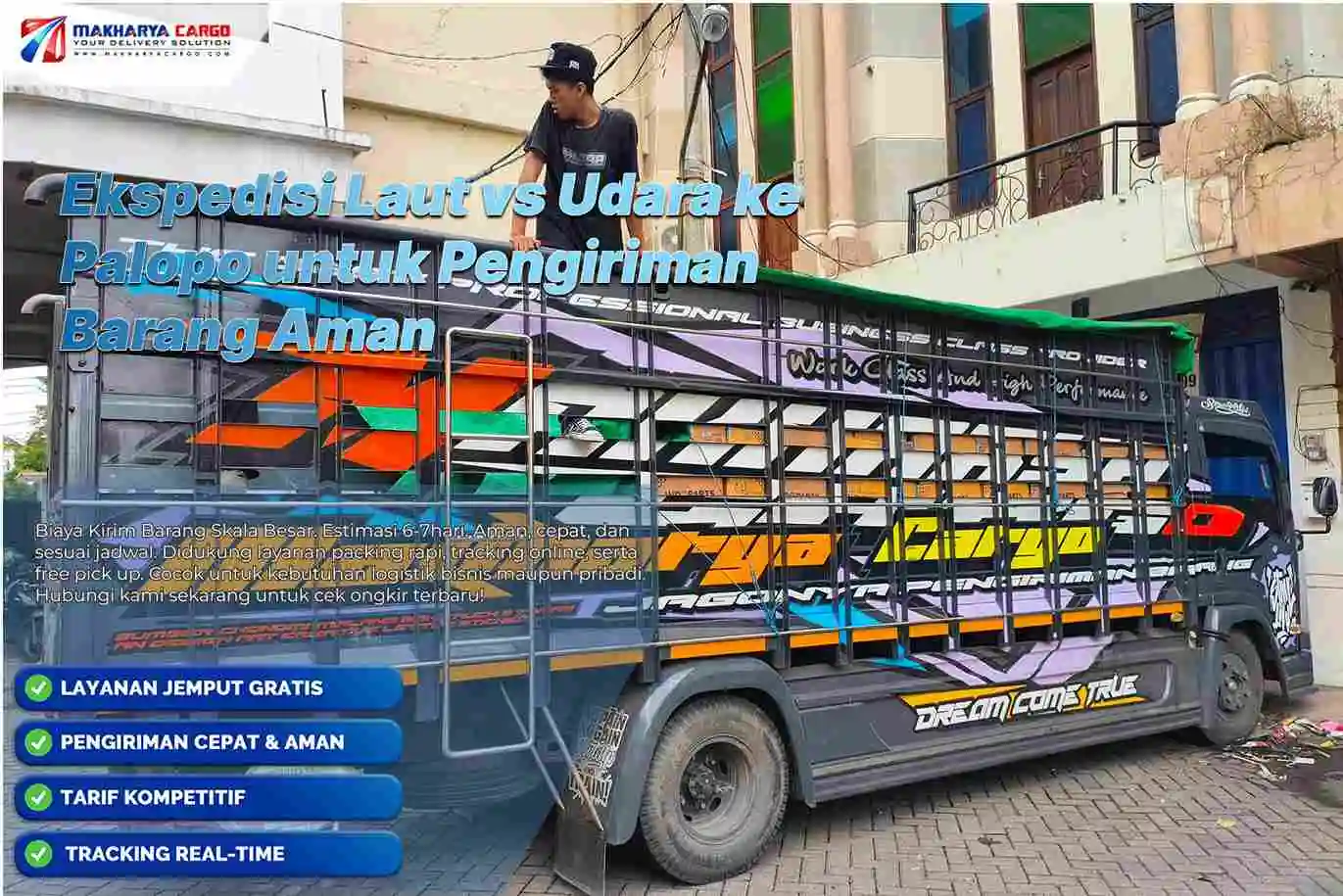 Ekspedisi Laut vs Udara ke Palopo