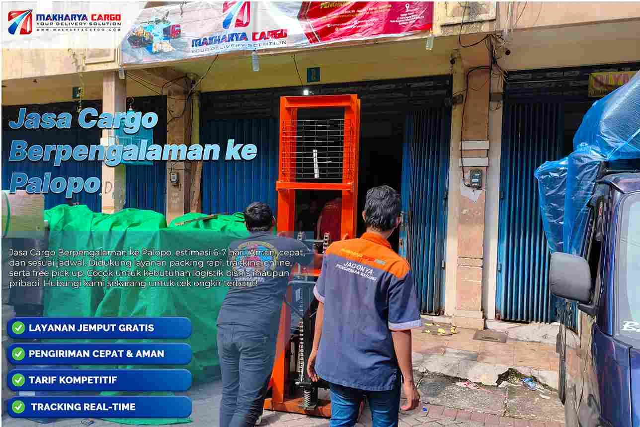 Jasa Cargo Berpengalaman ke Palopo