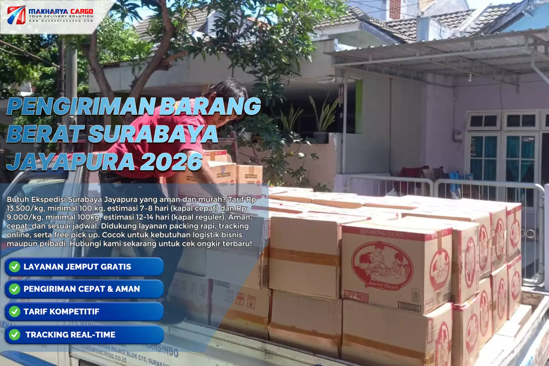 pengiriman barang berat surabaya jayapura