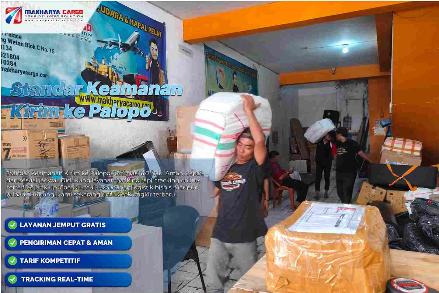 Standar Keamanan Kirim ke Palopo