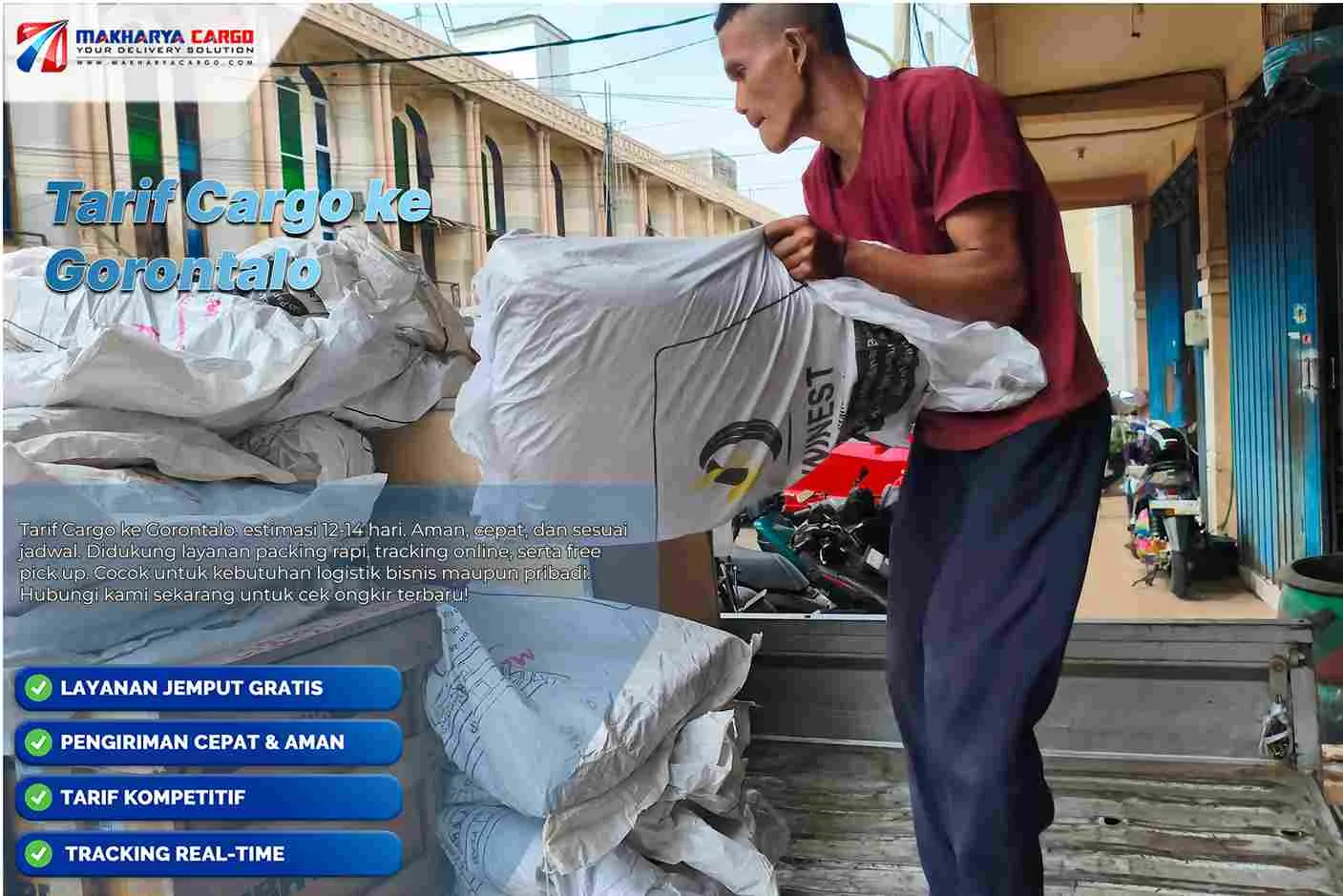 Tarif Cargo ke Gorontalo Ongkir Murah & Hemat 2026 6 tarif cargo ke gorontalo