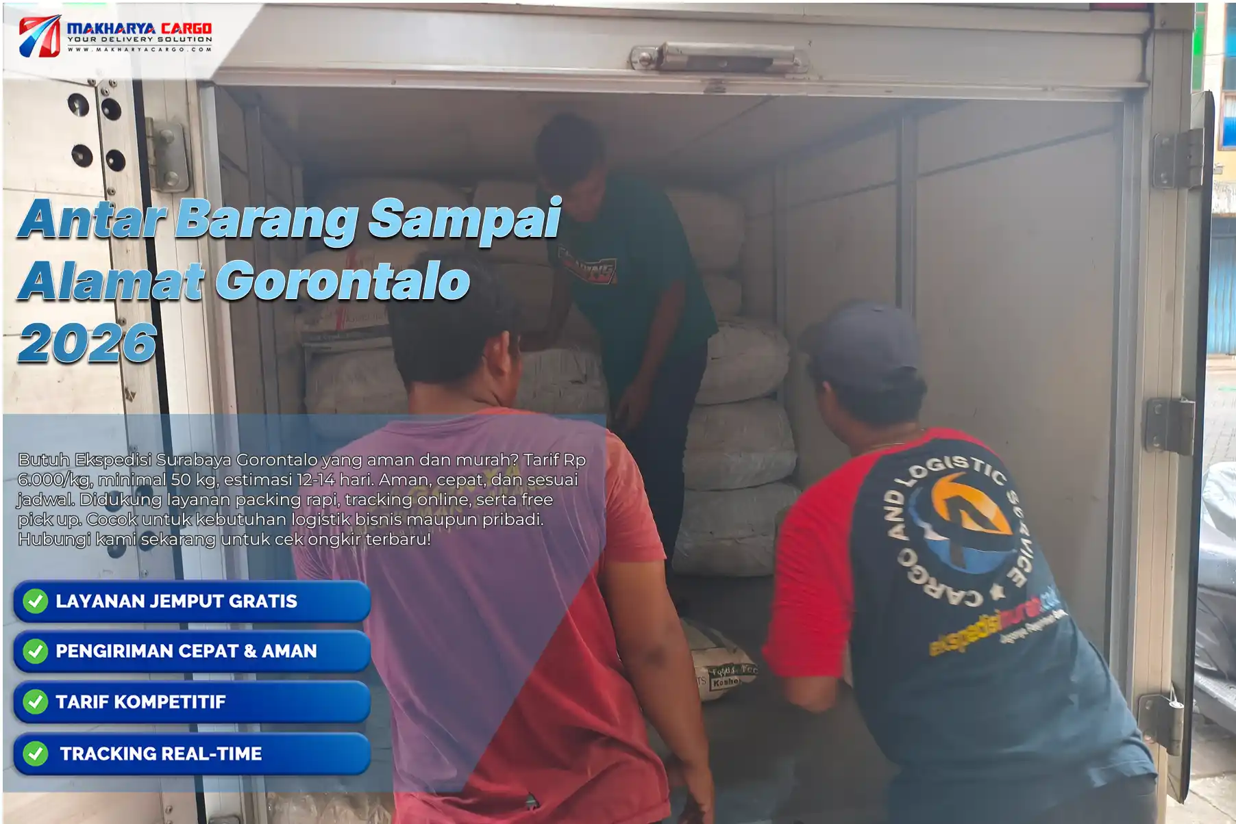 Antar Barang Sampai Alamat Gorontalo Door to Door Cepat & Aman 6 Antar barang sampai alamat Gorontalo layanan door to door cargo cepat aman untuk pengiriman barang antar pulau