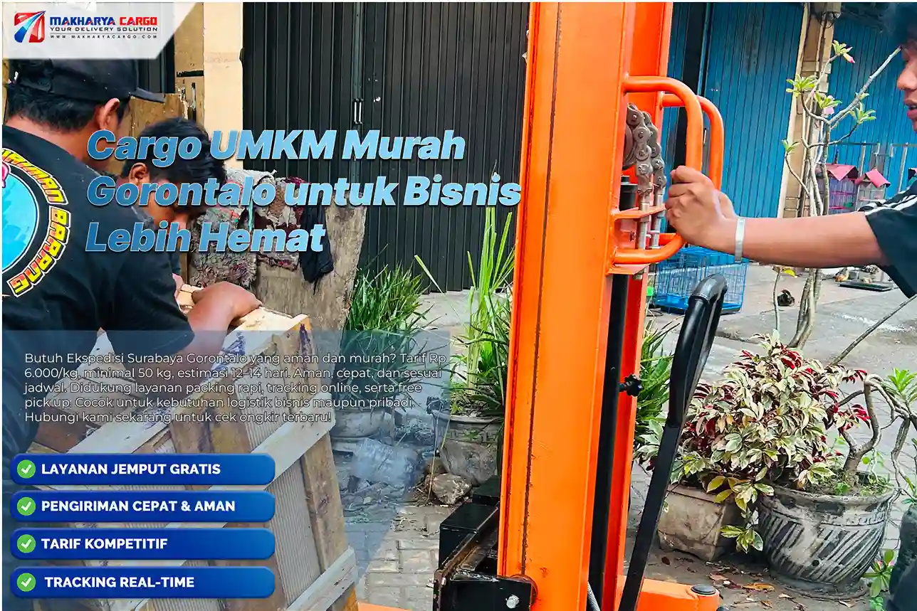 Cargo UMKM Murah Gorontalo untuk pengiriman bisnis