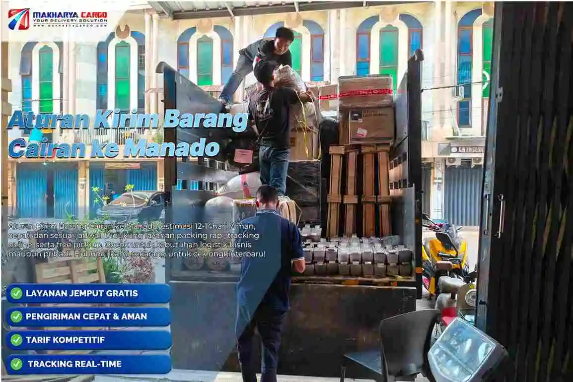Aturan Kirim Barang Cairan ke Manado