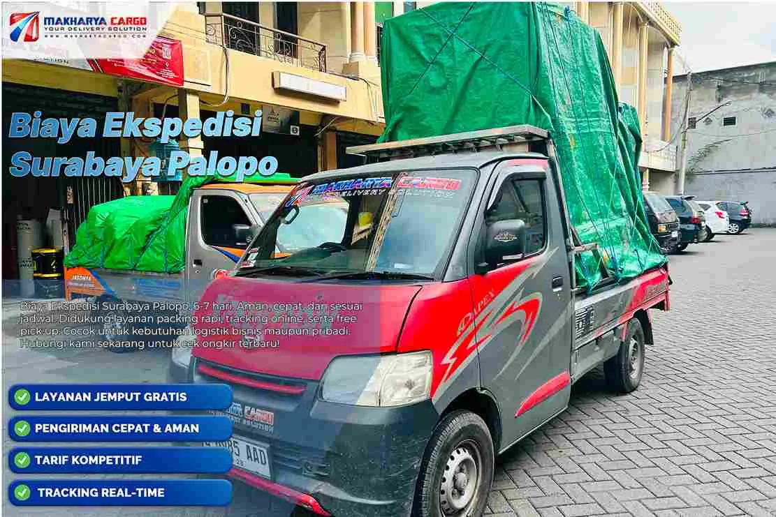 biaya ekspedisi surabaya palopo 