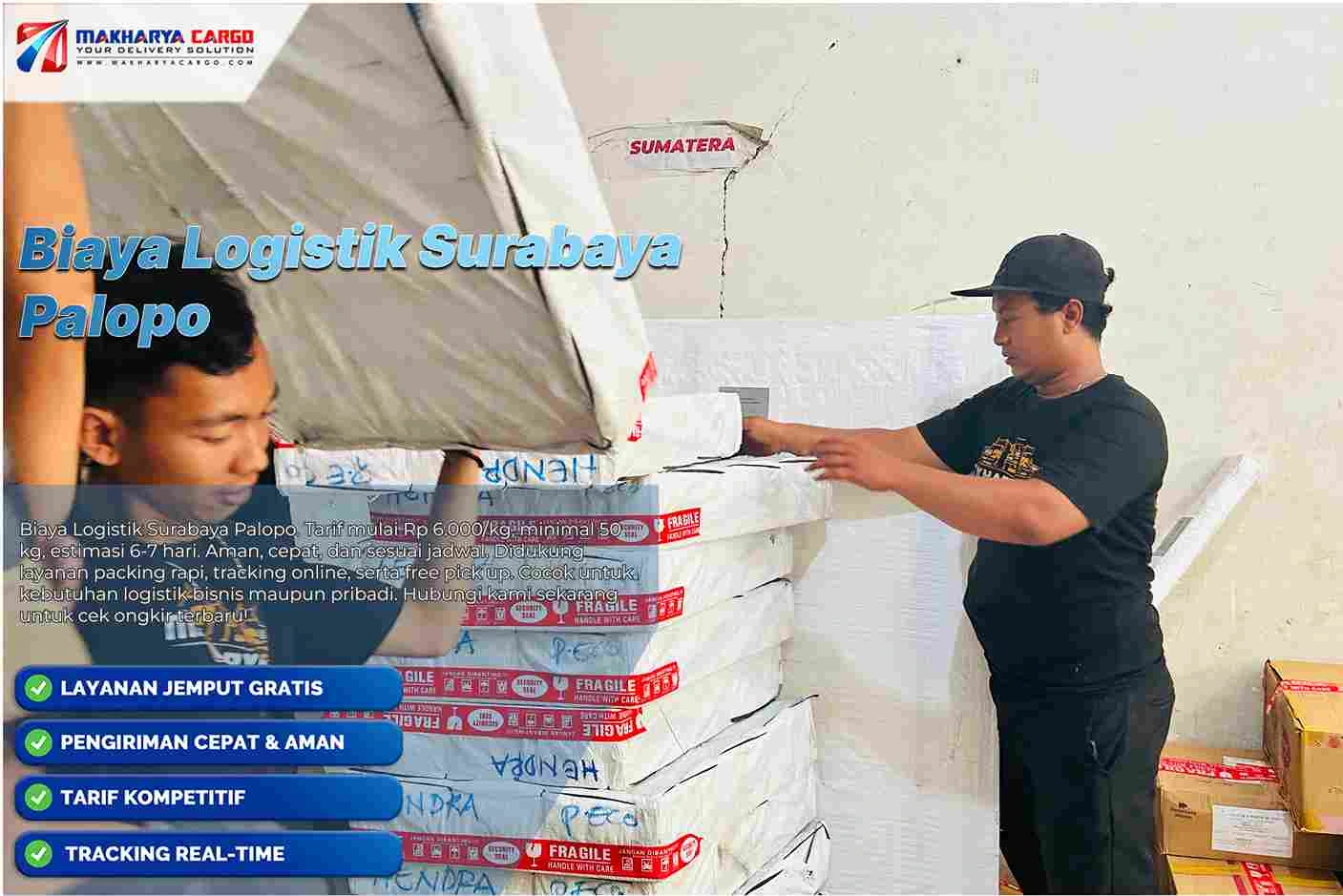 Biaya Logistik Surabaya Palopo