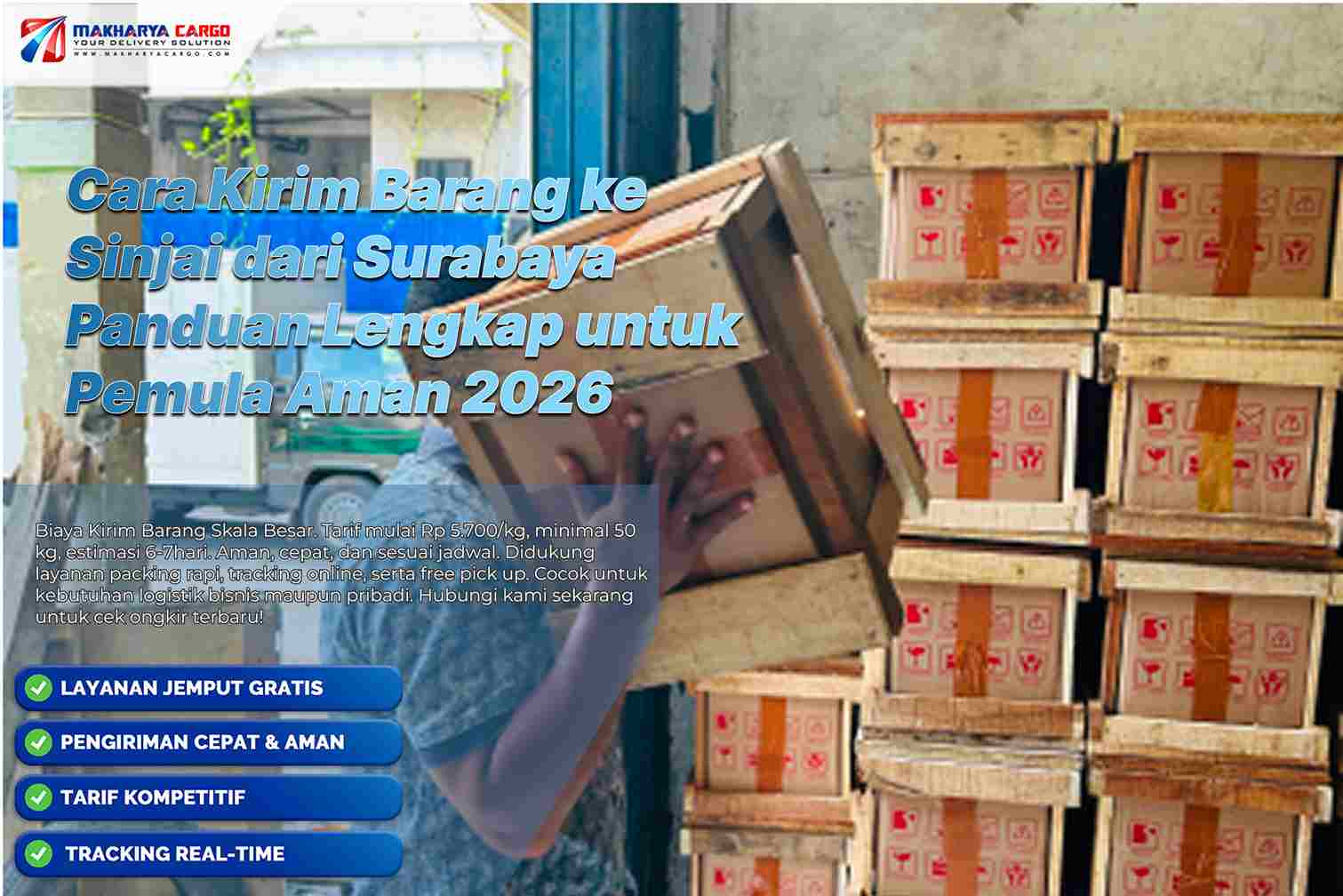 cara kirim barang ke Sinjai dari Surabaya melalui jalur cargo laut