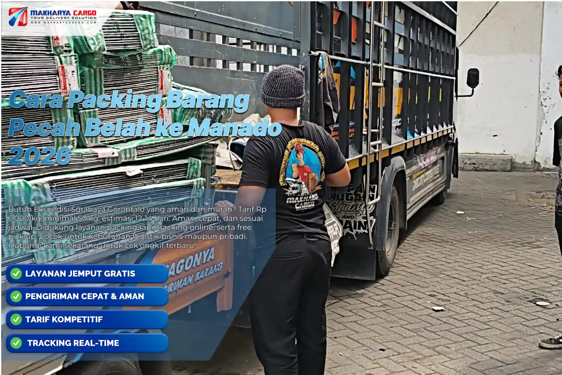 Cara packing barang pecah belah ke Manado menggunakan bubble wrap dan kardus tebal untuk pengiriman aman tanpa kerusakan