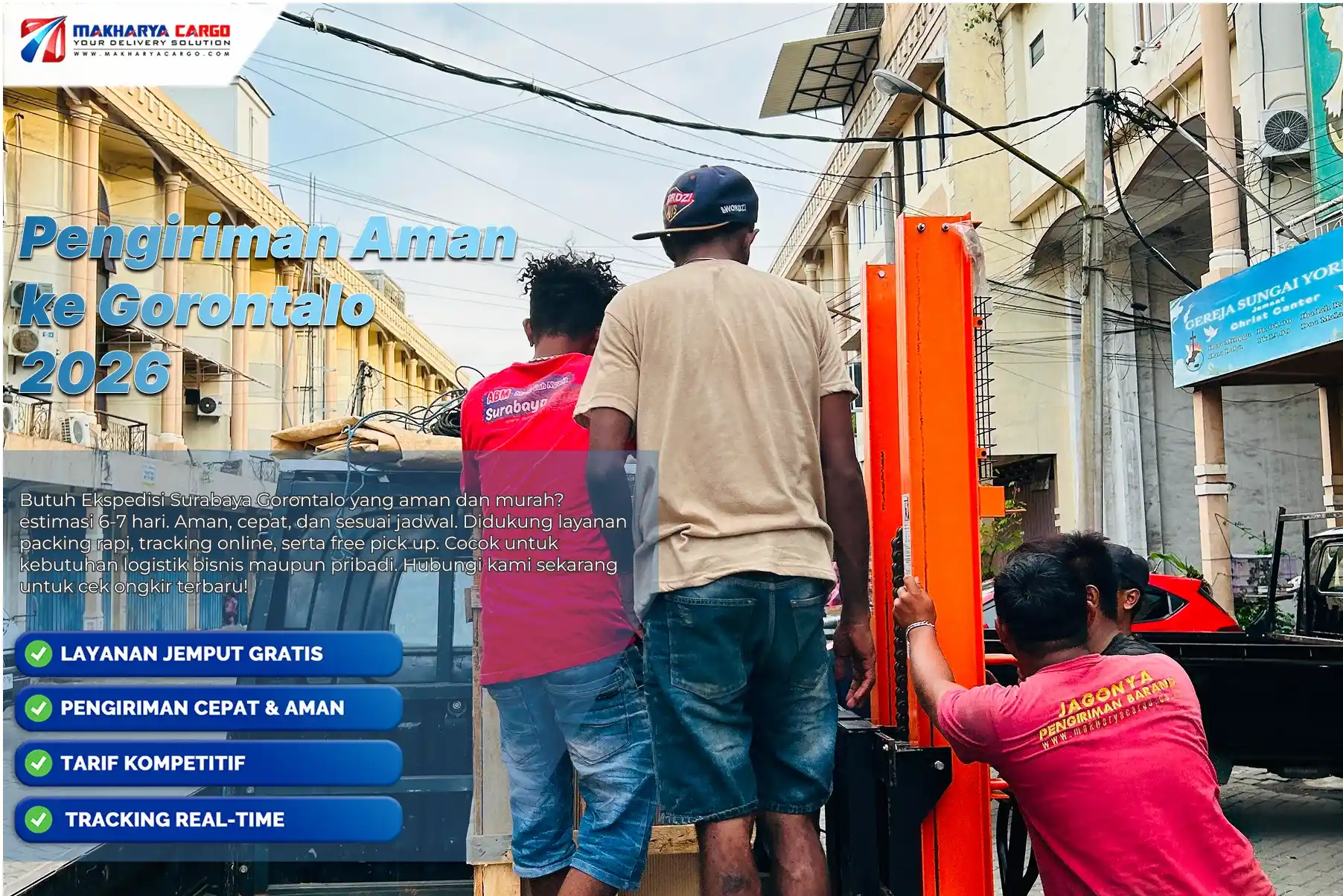 Pengiriman Aman ke Gorontalo untuk Barang Besar dan Elektronik 6 Cargo terpercaya ke Gorontalo dengan packing aman