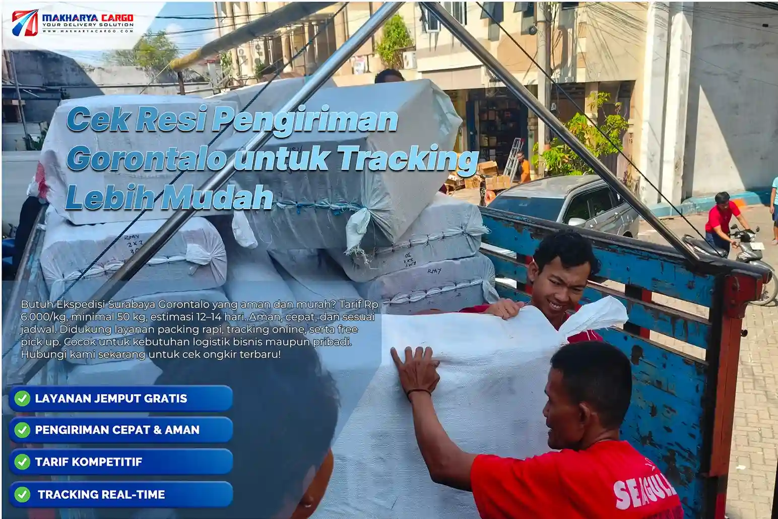 cek resi pengiriman Gorontalo untuk tracking barang