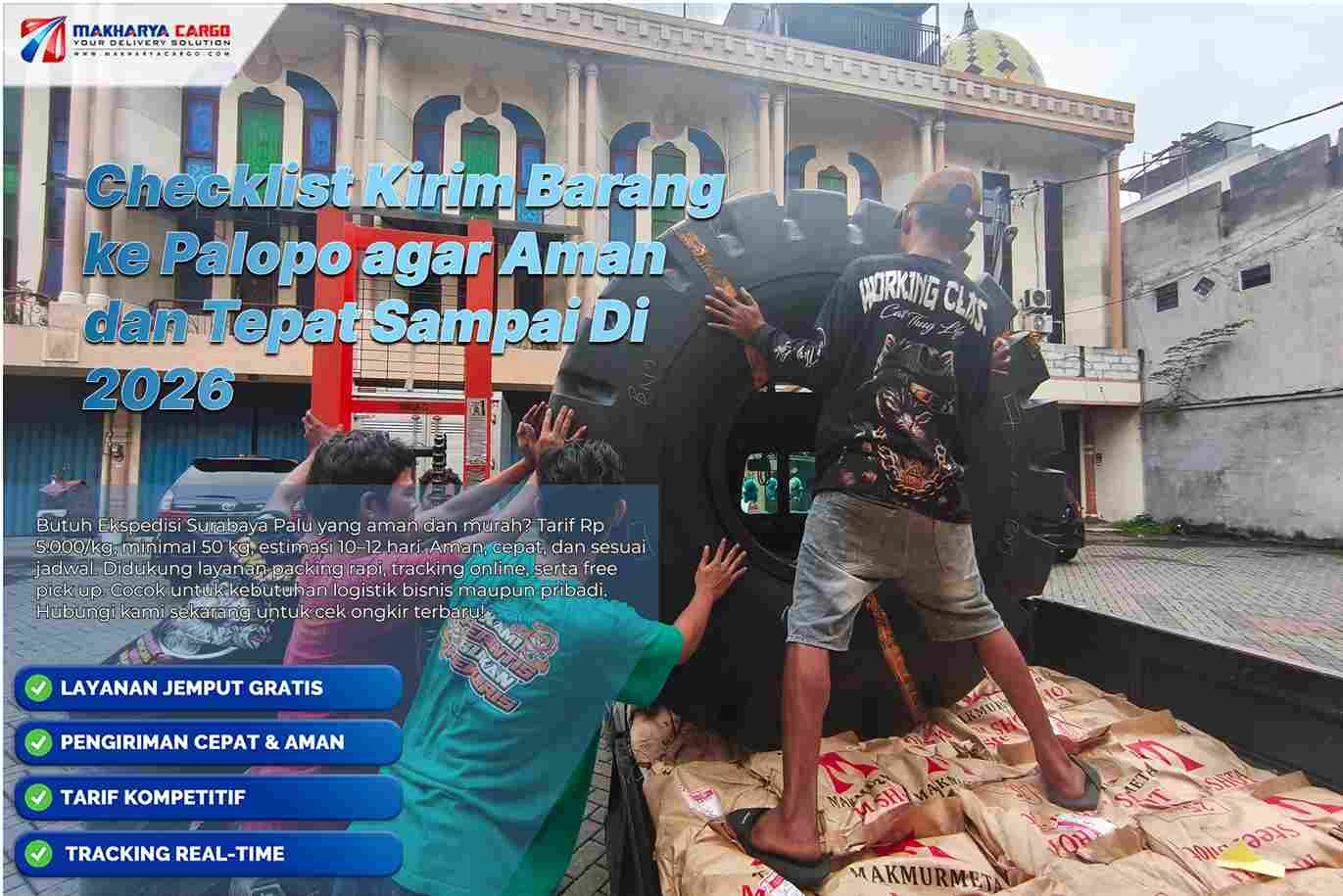 checklist kirim barang ke Palopo menggunakan jasa pengiriman terpercaya