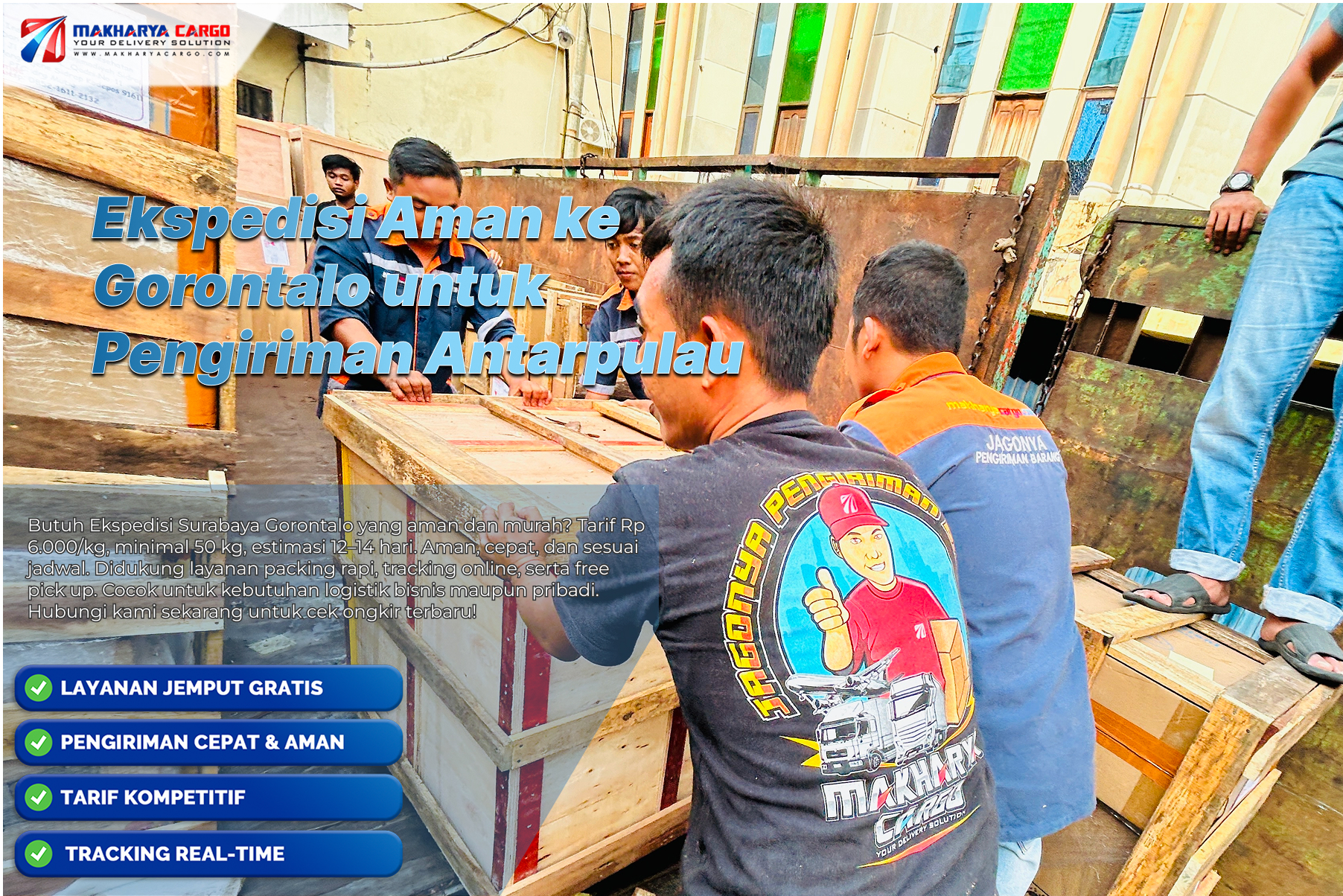 Ekspedisi Aman ke Gorontalo untuk Pengiriman Antarpulau 6 Ekspedisi Aman ke Gorontalo terpercaya