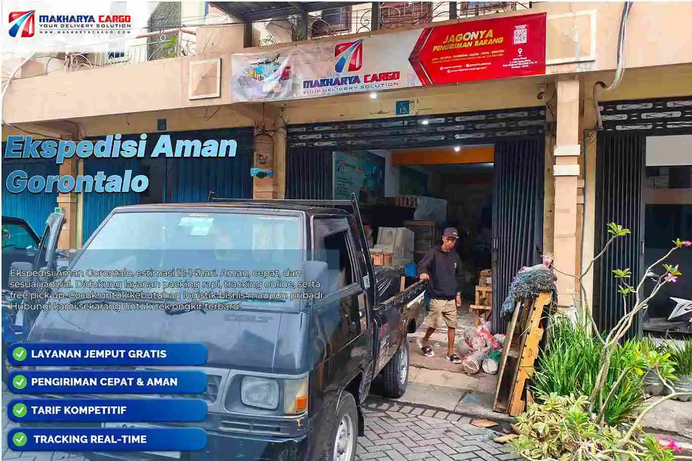ekspedisi aman gorontalo