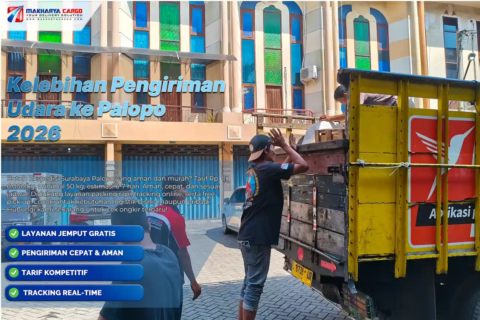 Ekspedisi udara ke Palopo untuk kebutuhan pengiriman barang mendesak